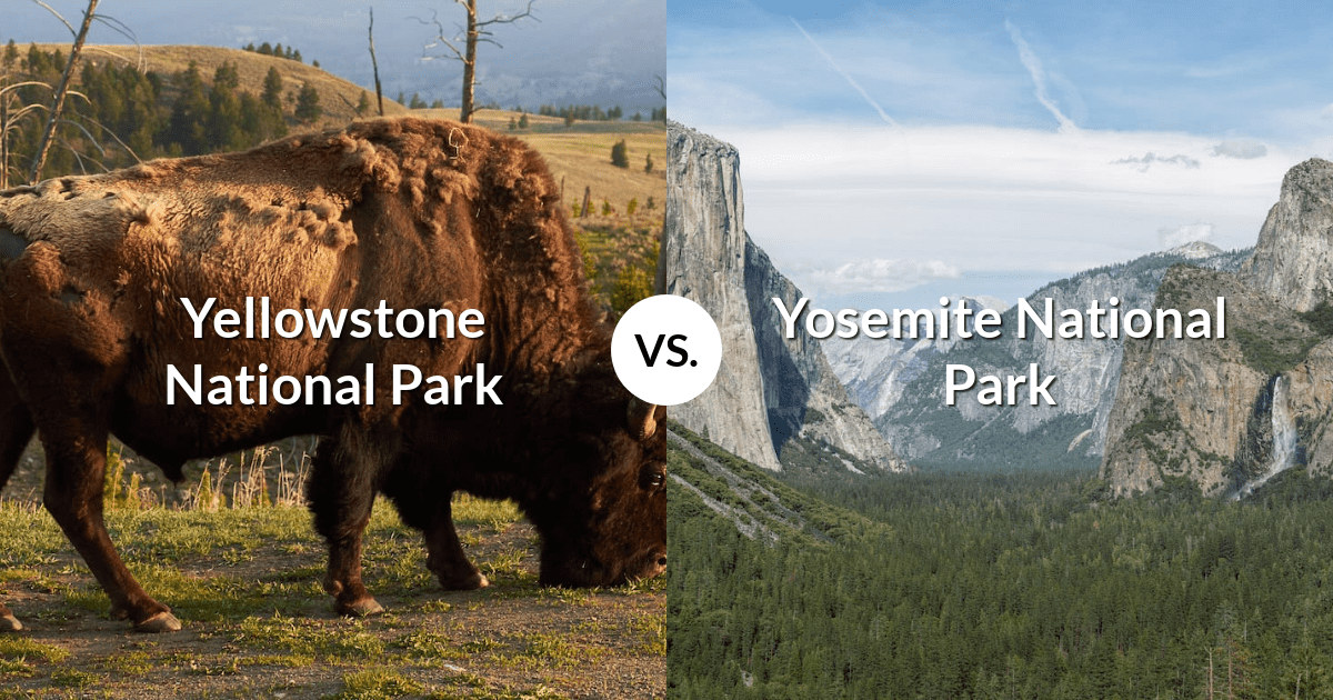 Which is bigger Yellowstone or Yosemite